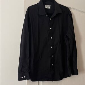 Haggar Men's Classic Black Dress Shirt